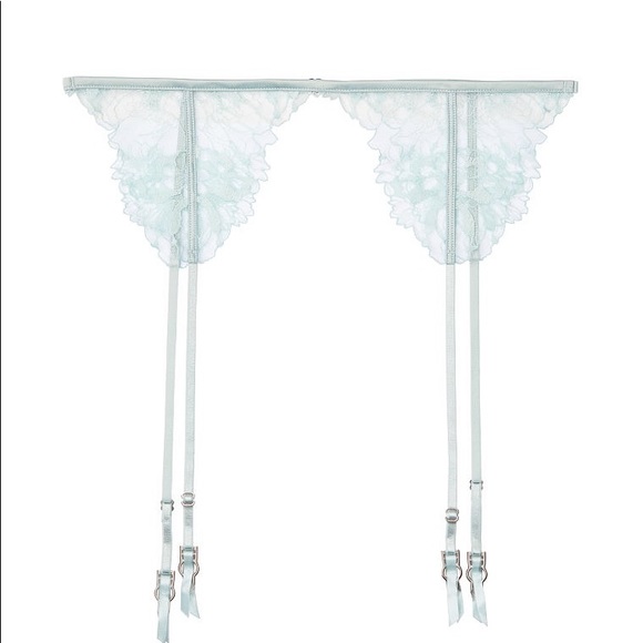 NWT VIctoria’s Secret Luxe Floral Lace Garter Belt - Picture 3 of 3